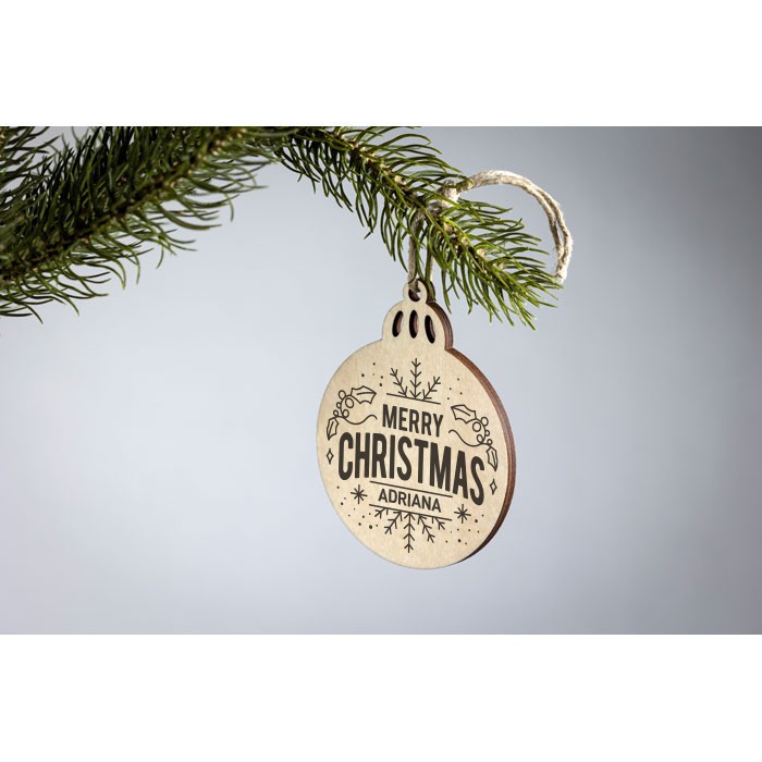 Baubble Christmas Ornament - Engraved